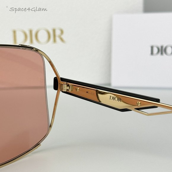 BRAND NEW Dior ARCHIDIOR S1U  B0E0 Gold Pink Women Oversized Square Sunglasses main image 8